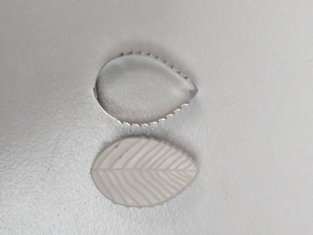 LV01set Rose leaf/petal double sided cutter, and hard veiner