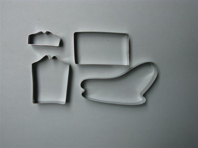 c598 Christmas Sleigh set of 4