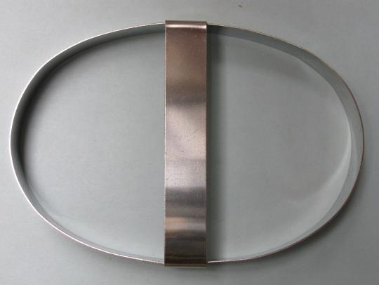 ppo809 Plain Plaque Oval 175mm